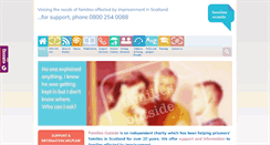 Desktop Screenshot of familiesoutside.org.uk